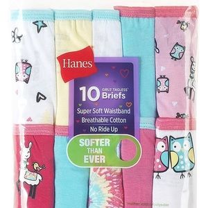 Hanes Girls Briefs Size 6